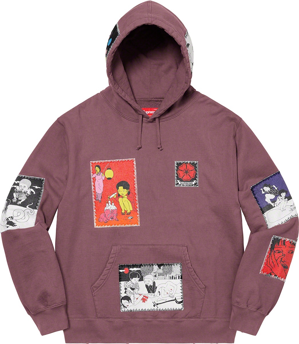 Toshio Saeki/Supreme Hooded Sweatshirt view 12